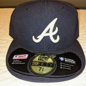 Men's MLB Atlanta Braves fitted hat